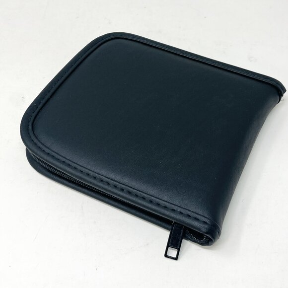 1994 ~ DVD CD Disc Wallet [Holds 16] CDW-16 Best Buy Faux Leather Binder - Picture 4 of 7